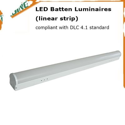 ETL DLC 선형 LED 배튼 스트립 조명 튜브 실내 상업용 3CCT 조정 가능