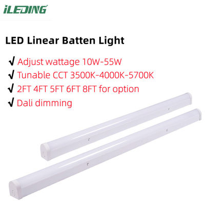 2FT-8FT 연결 가능한 LED 선형 배튼 라이트 오피스 상점 10W 18W 35W 라이트