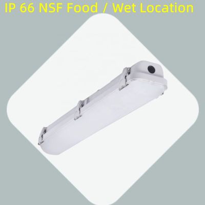 80 Ra LED 증기 밀착 2ft 3CCT 선택 가능한 LED 증기 밀착 IP66 연결 가능한 조명