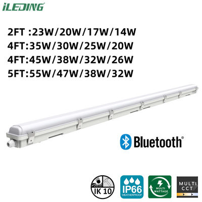AC 220V ±10% IP67 방수 플라스틱 LED 3 단조 조명 장치 복도용 45W