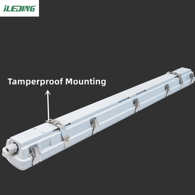 AC 110V 주차 LED 튜브 증기 튼튼한 조명 4FT IP66 LED 방수 조명