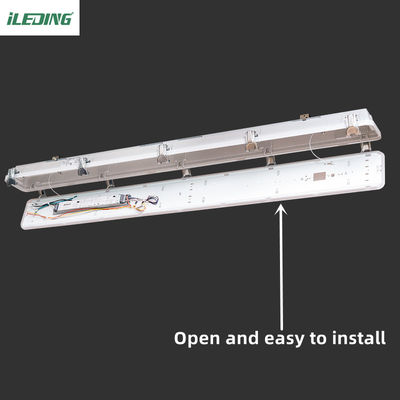 AC 110V 주차 LED 튜브 증기 튼튼한 조명 4FT IP66 LED 방수 조명