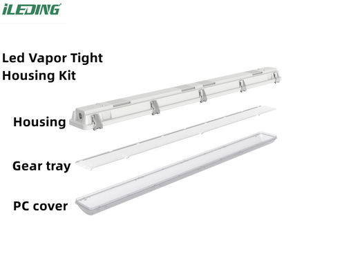 AC 110V 주차 LED 튜브 증기 튼튼한 조명 4FT IP66 LED 방수 조명