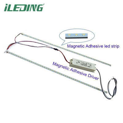 140° 빔 앵글 알루미늄 자기 LED 선형 리트로피트 키트 T8 튜브 변환