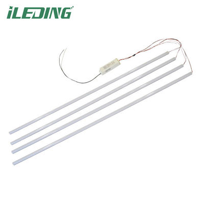 140° 빔 앵글 알루미늄 자기 LED 선형 리트로피트 키트 T8 튜브 변환