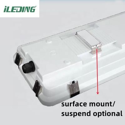 IP67 155W 4FT 1.2M LED 증기 단단한 산업 창고 습기 방지용 트리-프로 라이트