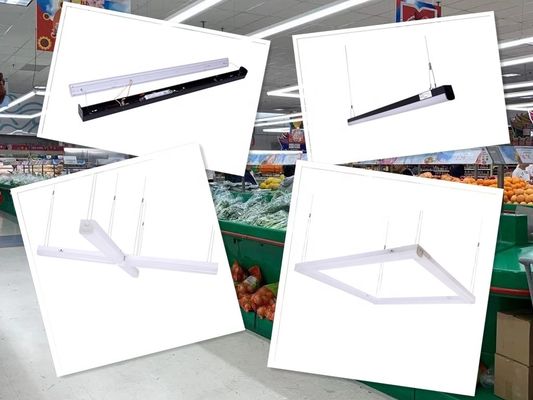 4000K 오피스 표면 장착 34W 4FT LED 선형 스트립 조명 장치 SMD2835