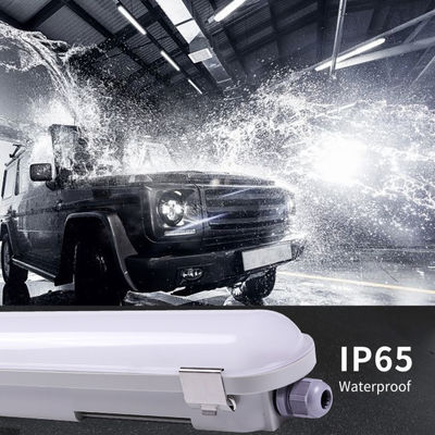 냉장고 산업용 IP66 IK10 5FT 55W 트리-프루프 로우 베이 LED 증기 밀착 조명 장치