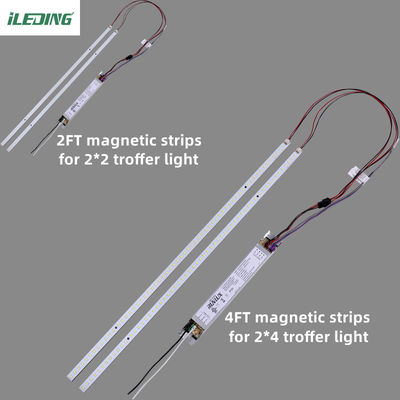ETL DLC 32W 트로퍼 리트로피트 키트 4FT 자기 LED 2*4 2*2 라인어 리트로피트 키트