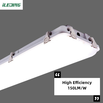 150lm/w 4FT 40500LM 270W LED 증기 튼튼한 고고 창고 조명 장치 IP67 방수