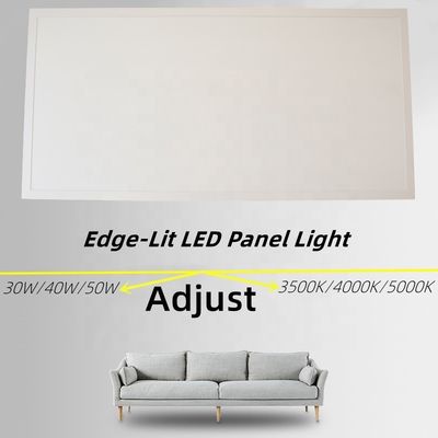 5- 사각형 슬림 LED 패널 라이트 1x4 피트 40W 5000 루멘 5000K 엣지 조명 트로퍼 조명
