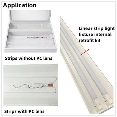 IP44 LED 리트로피트 라이트 마그네틱 선형 리트로피트 키트 트로퍼 2*4 5000K 35W 28W 20W SMD2835