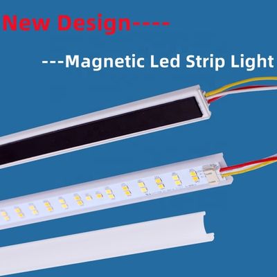 2FT 25W 조정 가능한 CCT LED 자기 선형 후장 키트 사용자 정의 가능한 조명을위한 PC 렌즈