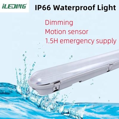 천장 설치 110W 8FT LED 3 개의 기상 방지 증기 단단한 농장용 조명