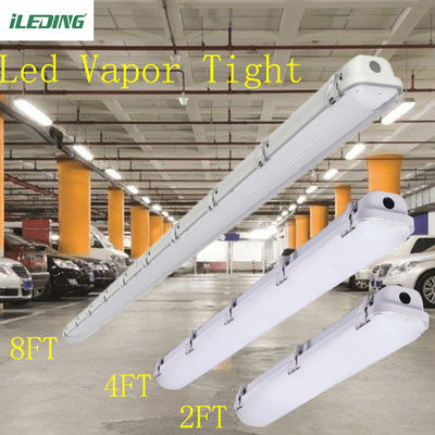 80 Ra 지원 디머 산업용 8FT LED 증기 단단한 높은 베이 트리 증거 90W 75W 65W 방수 조명 장치