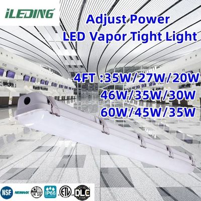 120-277V/120-347V 60W 4FT LED 증기 튼튼한 삼성 증거 자동차 주차장용 조명 장치