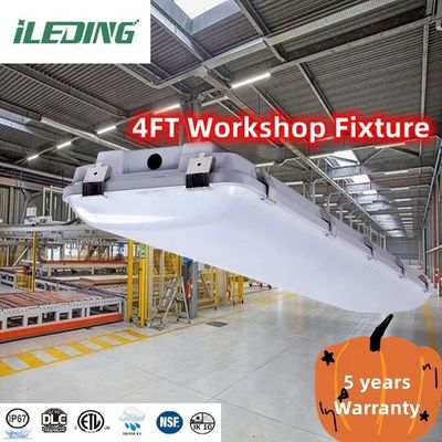 표면 장착 4FT 0-10V DIM LED 트라이프로프 배튼 조명 장착 장치 IP67 증기 단단한 저장 5-