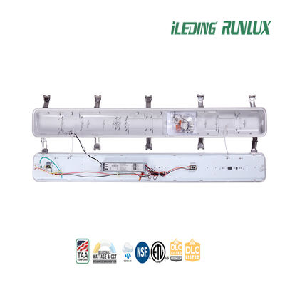 불에 저항하는 LED 증기 밀착 조명 HV1 120~347V 급증 보호 2.5KV IP66