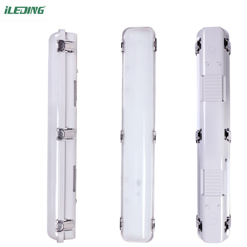 산업형 2FT 25W LED 증기 밀접 조명 PC 커버 및 디밍 기능