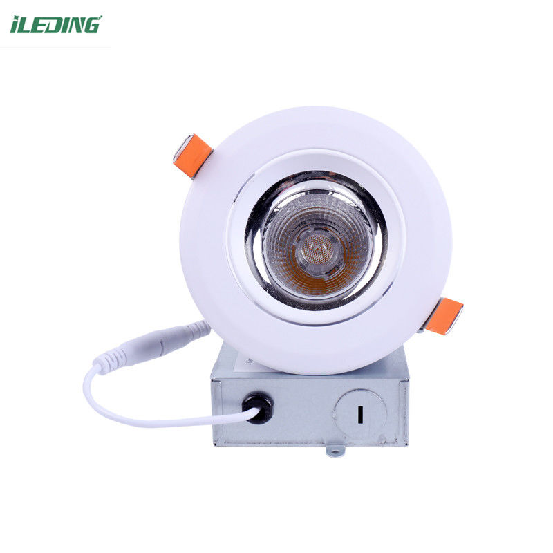 15W 라운드 LED 다운라이트 욕실 5CCT 디밍 가능한 AC 110V ±10% 80lm/w 효율성